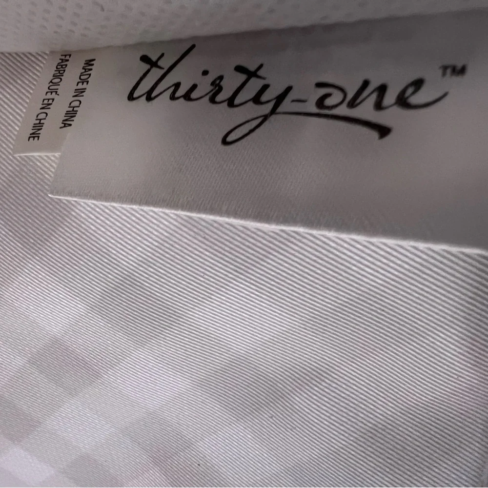 Thirty-One NWT Pack n’ Pull Caddy - Brown and White Gingham
